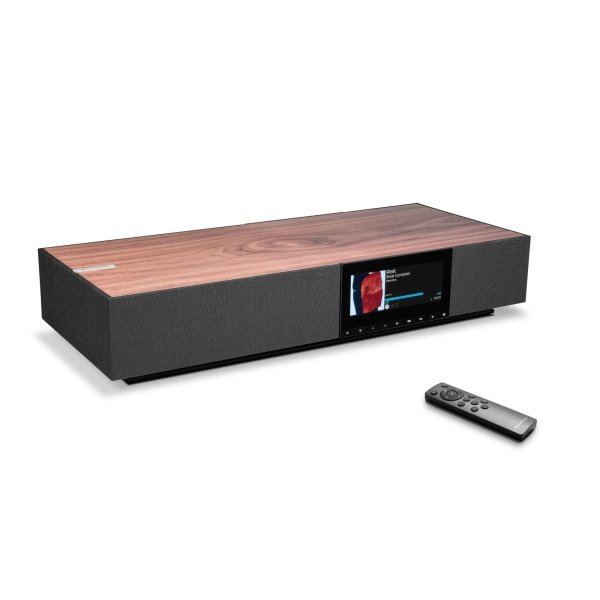 Cambridge Audio EVO ONE - All-in-One Wireless Streaming Speaker with Display Screen, Custom EQ, Room Compensation, Bluetooth APX HD, AirPlay 2, Chromecast Built-in, HDMI ARC and MM Phono Stage